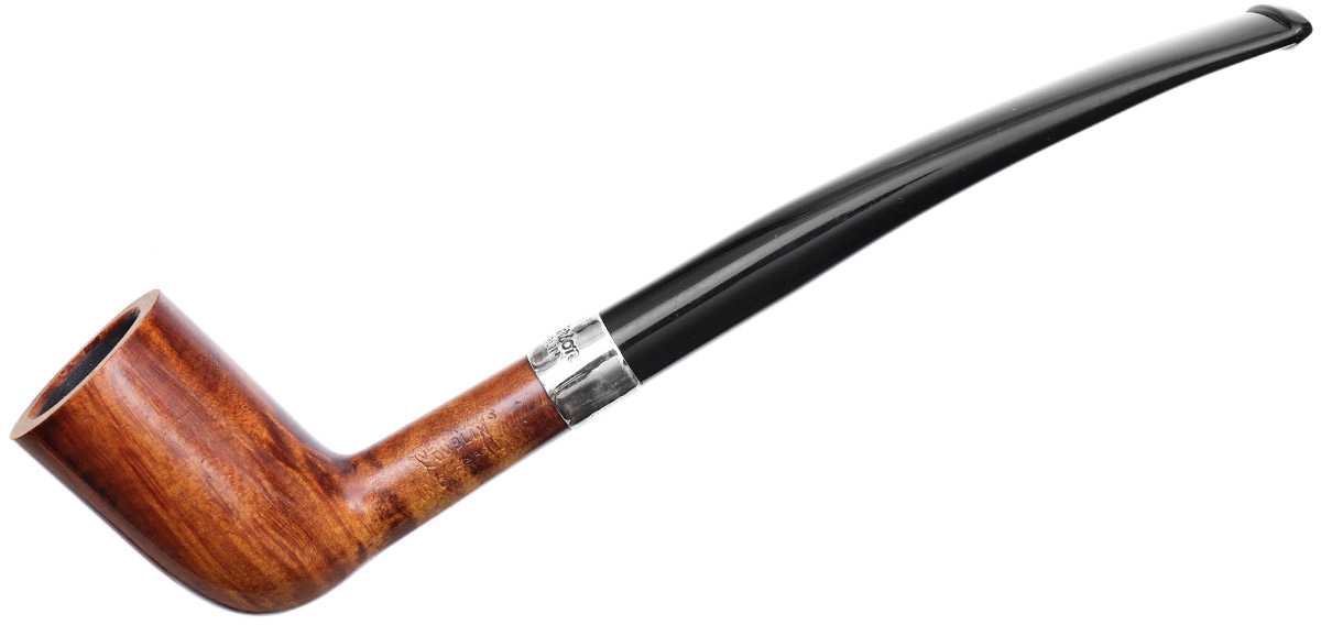 Irish Seconds Smooth Bent Dublin with Silver Band Fishtail (2)