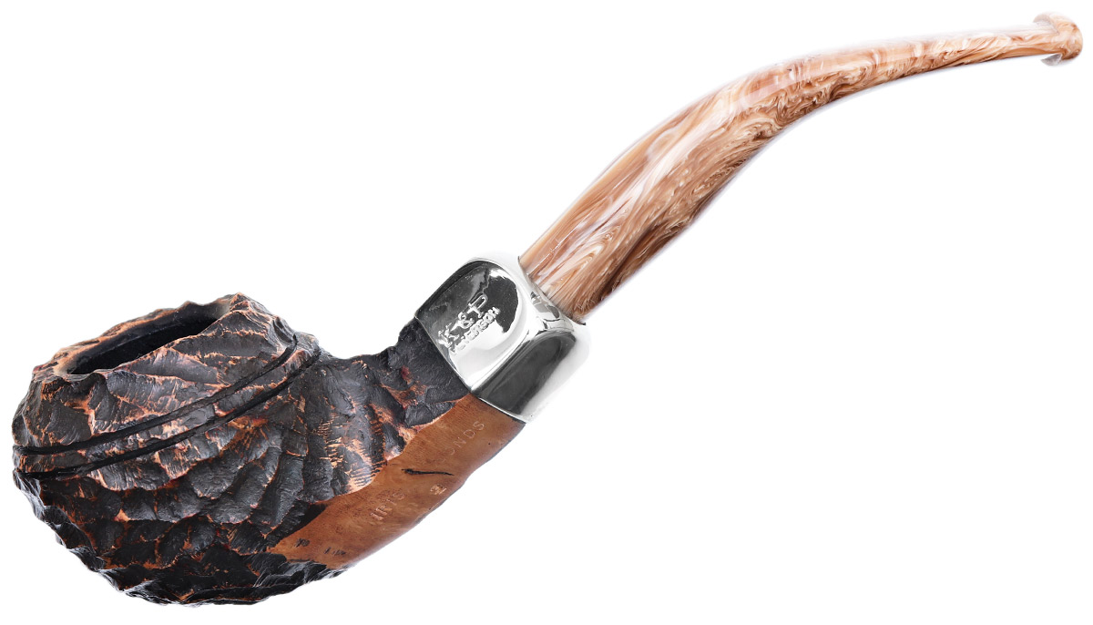 Irish Seconds Rusticated Bent Bulldog with Army Mount Fishtail (3)