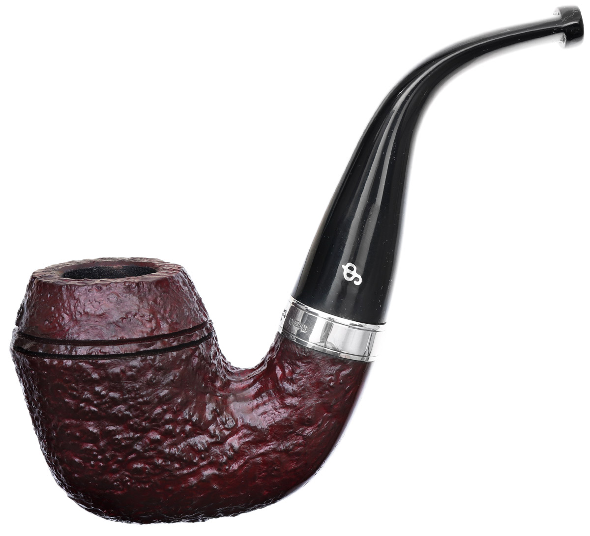 Irish Seconds Sandblasted Rhodesian with Silver Band Fishtail (2)