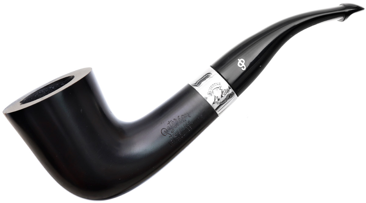 Irish Seconds Smooth Bent Dublin with Silver Band P-Lip (2) (9mm)