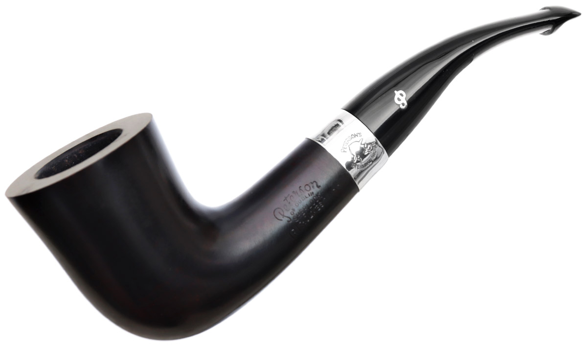 Irish Seconds Smooth Bent Dublin with Silver Band P-Lip (2) (9mm)
