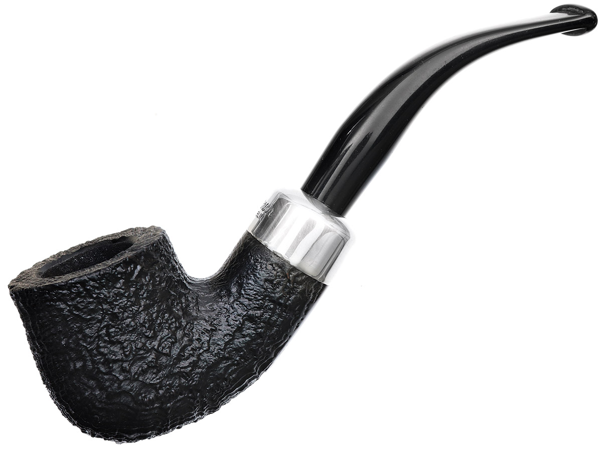 Irish Seconds Sandblasted Bent Pot with Silver Army Mount Fishtail (2)