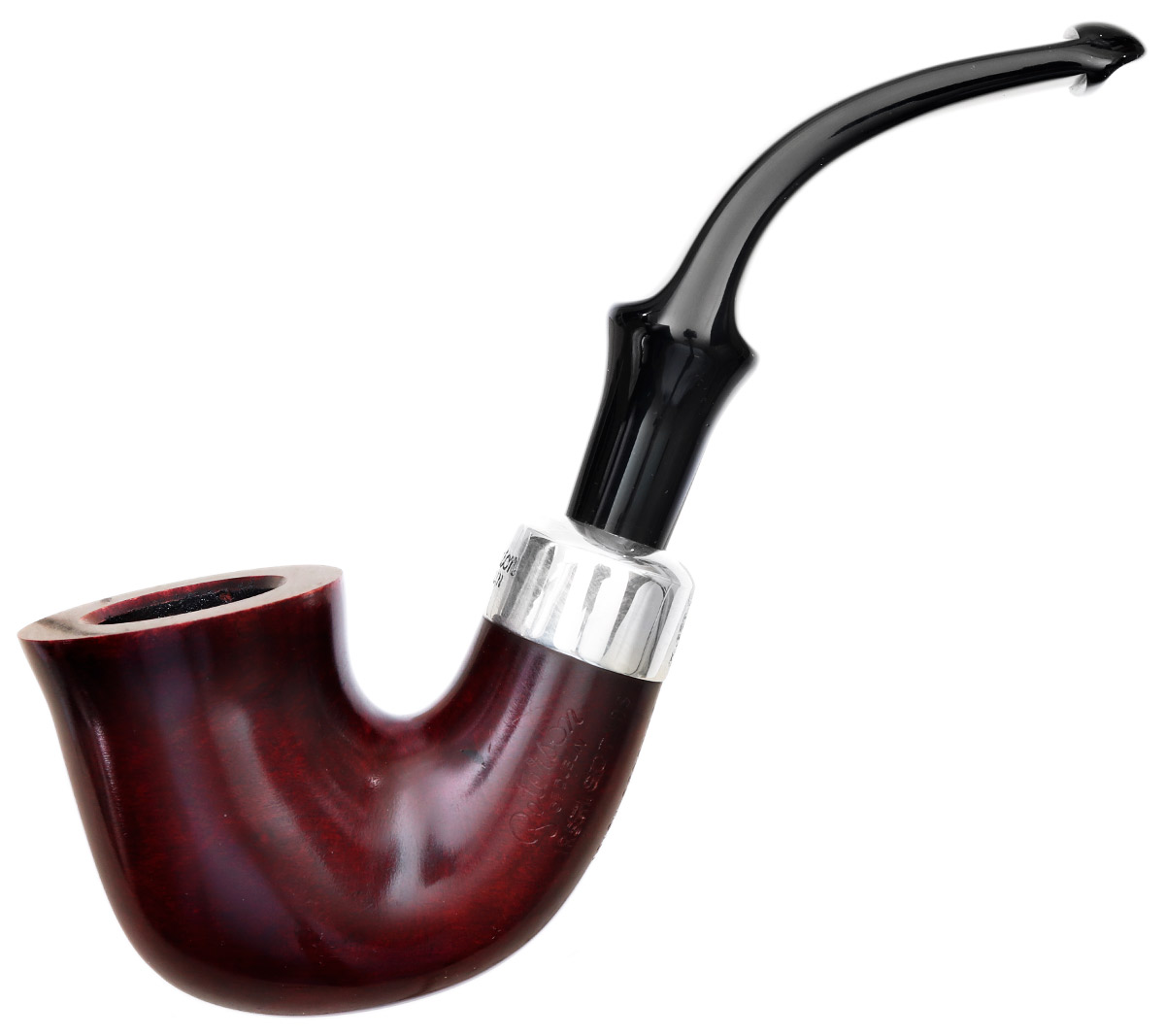 Irish Seconds Smooth Calabash with Silver Army Mount P-Lip (2)