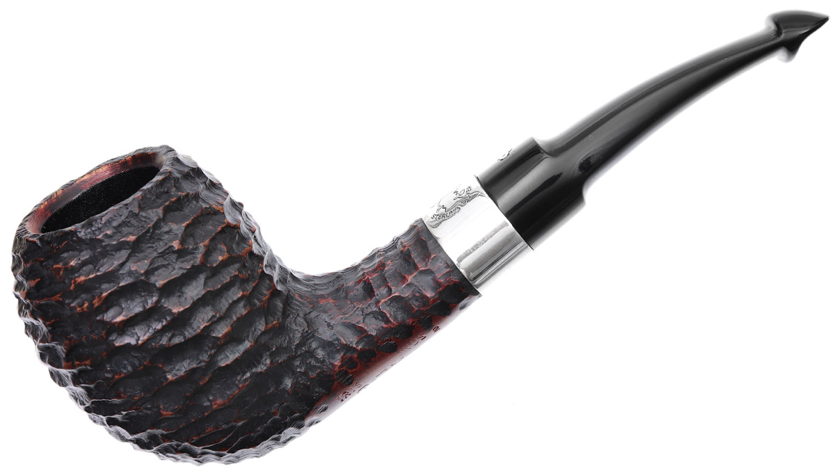 Irish Seconds Rusticated Bent Egg with Silver Band P-Lip (2)