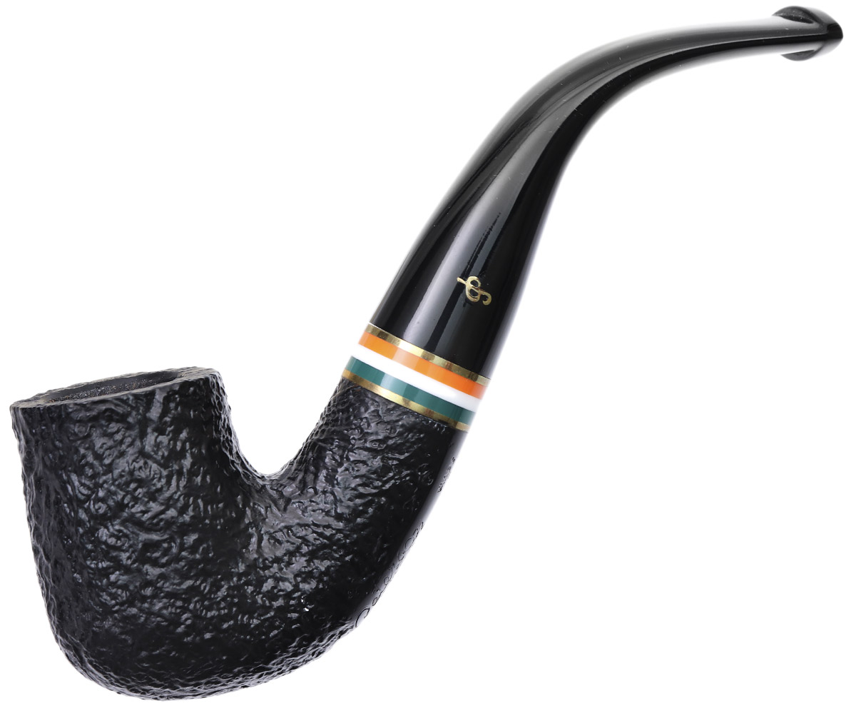 Irish Seconds Sandblasted Bent Billiard Fishtail (2)