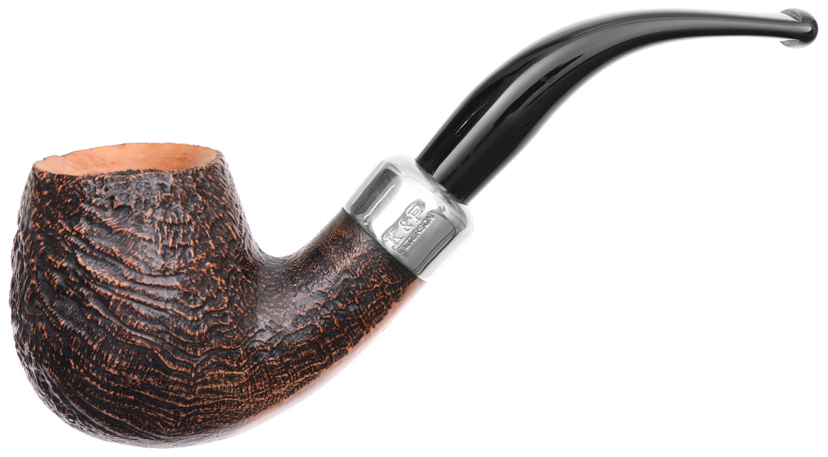 Irish Seconds Sandblasted Bent Brandy with Army Mount Fishtail (3) (9mm)