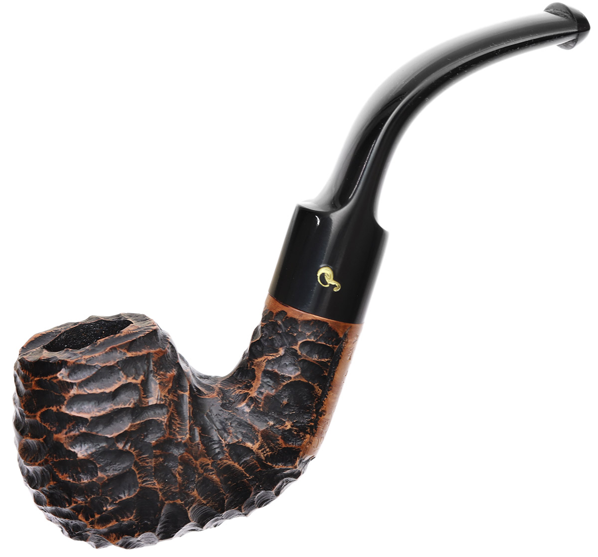 Irish Seconds Rusticated Bent Billiard Fishtail (3) (9mm)