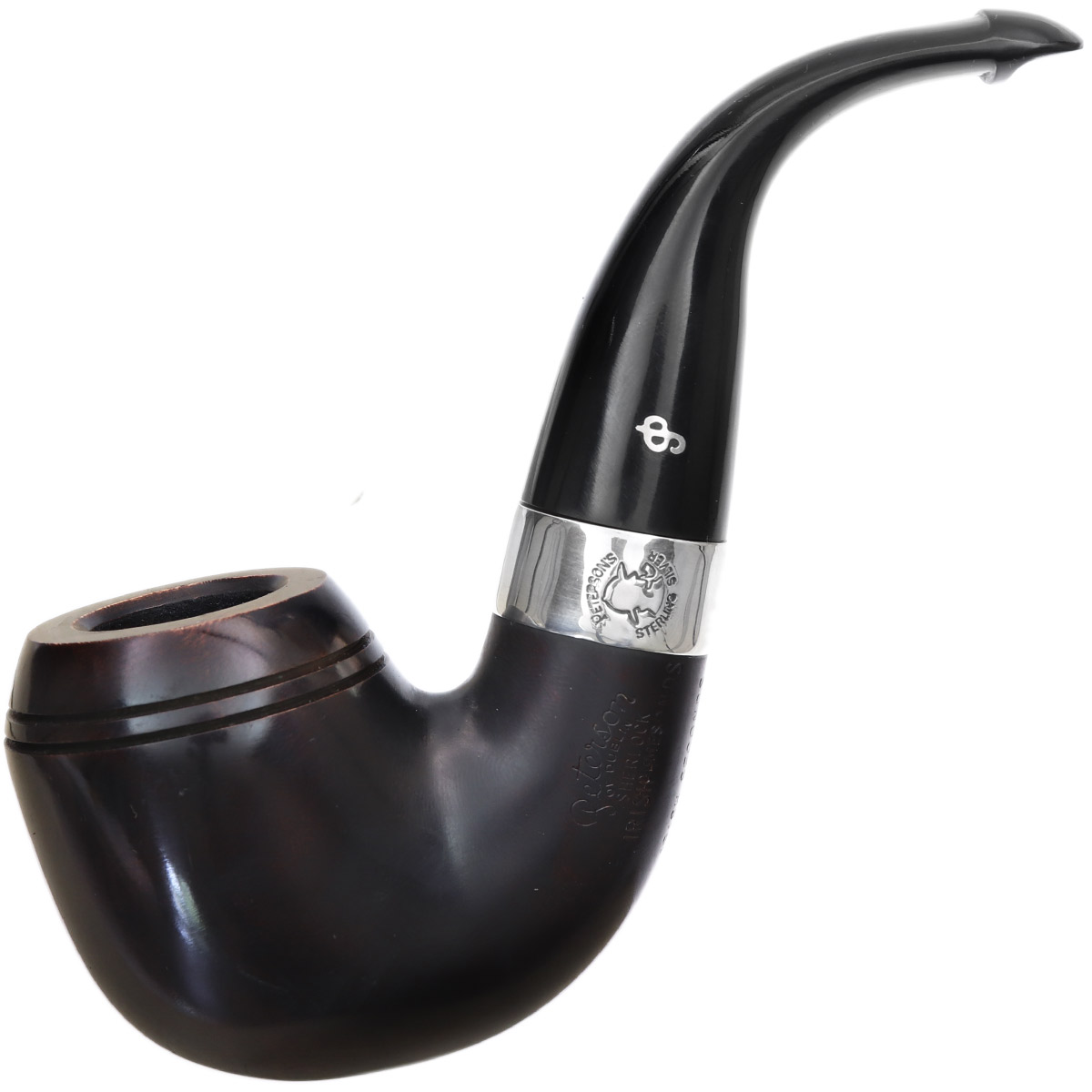 Irish Seconds Smooth Rhodesian with Silver Band P-Lip (2)