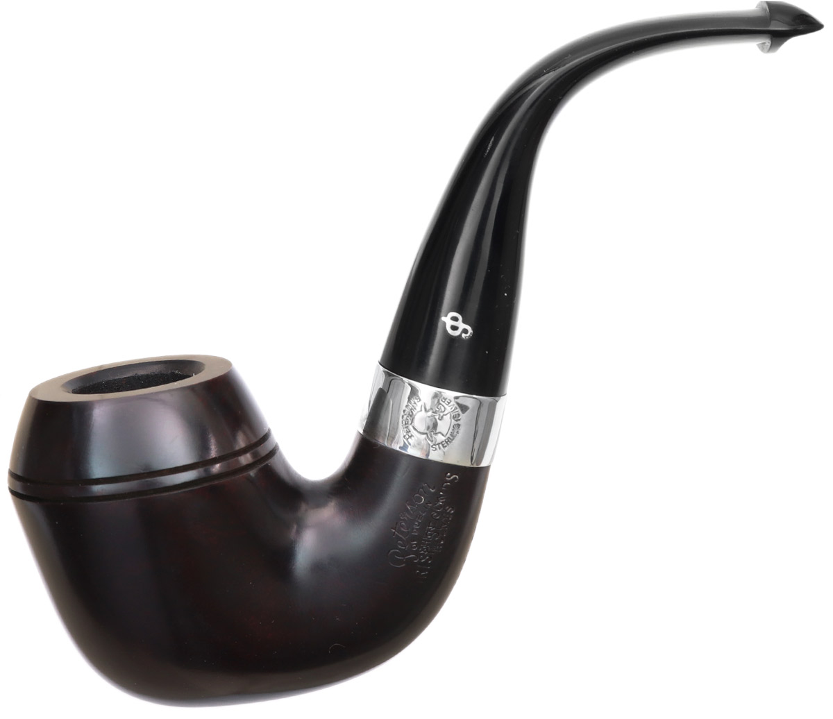 Irish Seconds Smooth Rhodesian with Silver Band P-Lip (2)