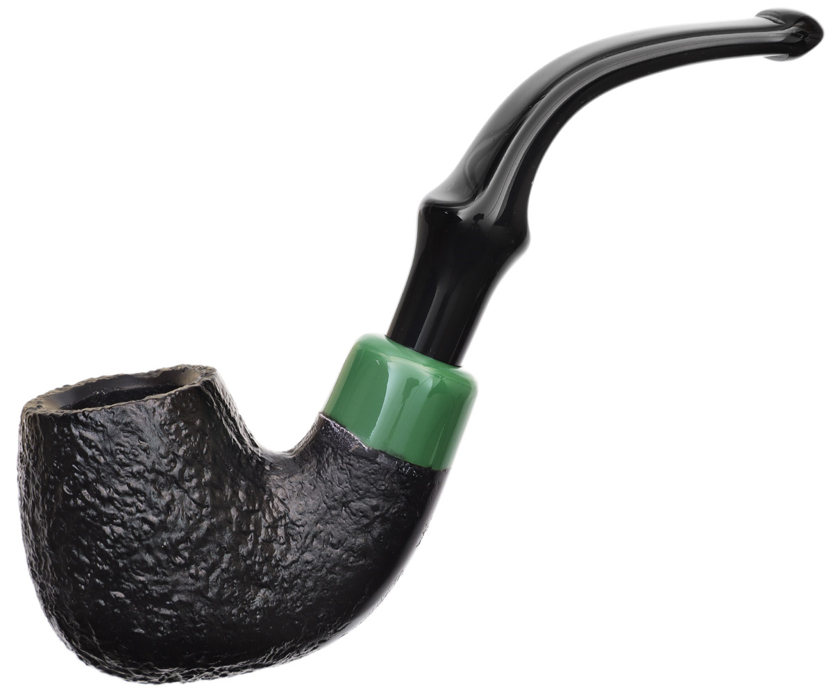 Irish Seconds Sandblasted Bent Billiard with Army Mount P-Lip (3)