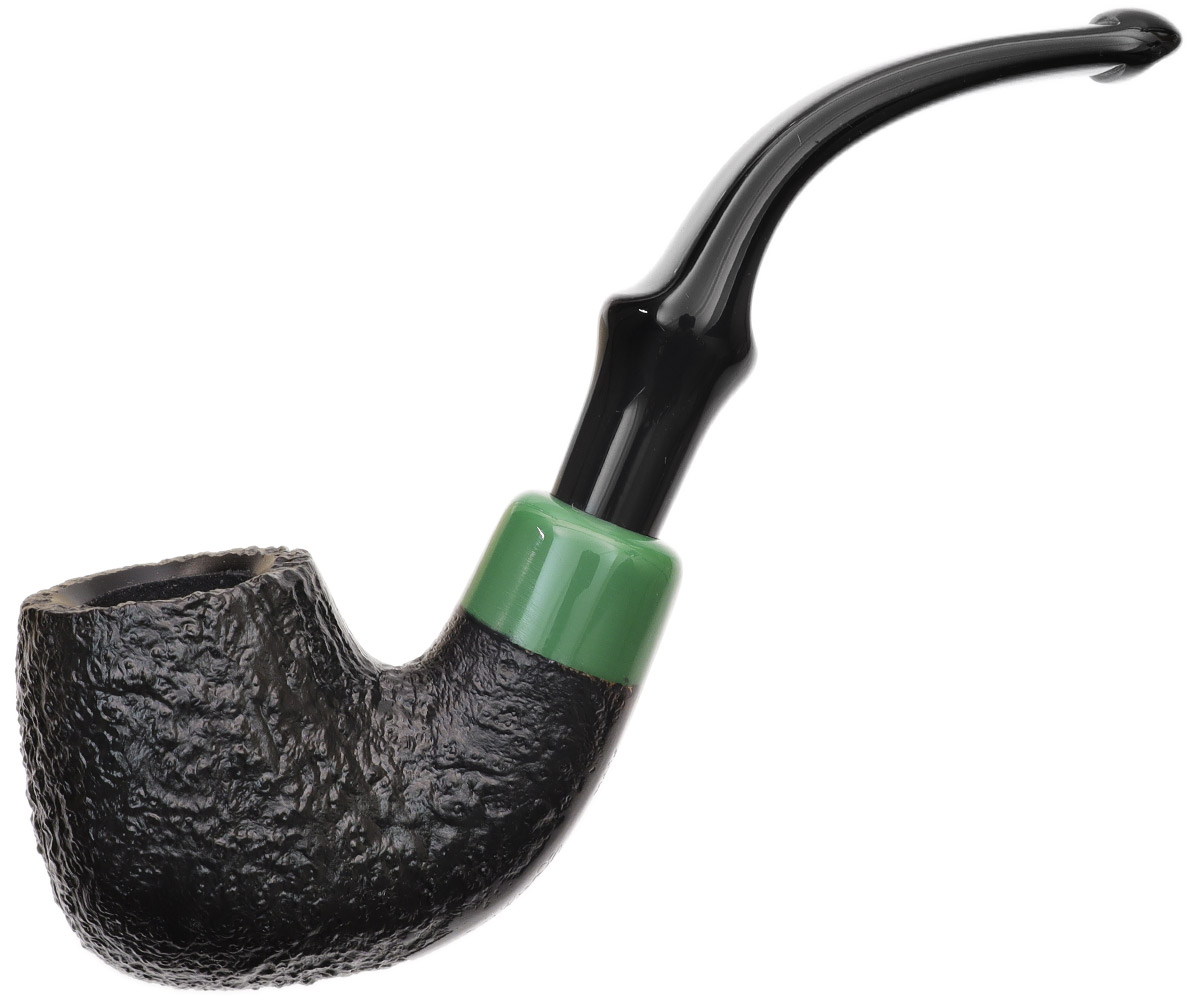 Irish Seconds Sandblasted Bent Billiard with Army Mount P-Lip (3)