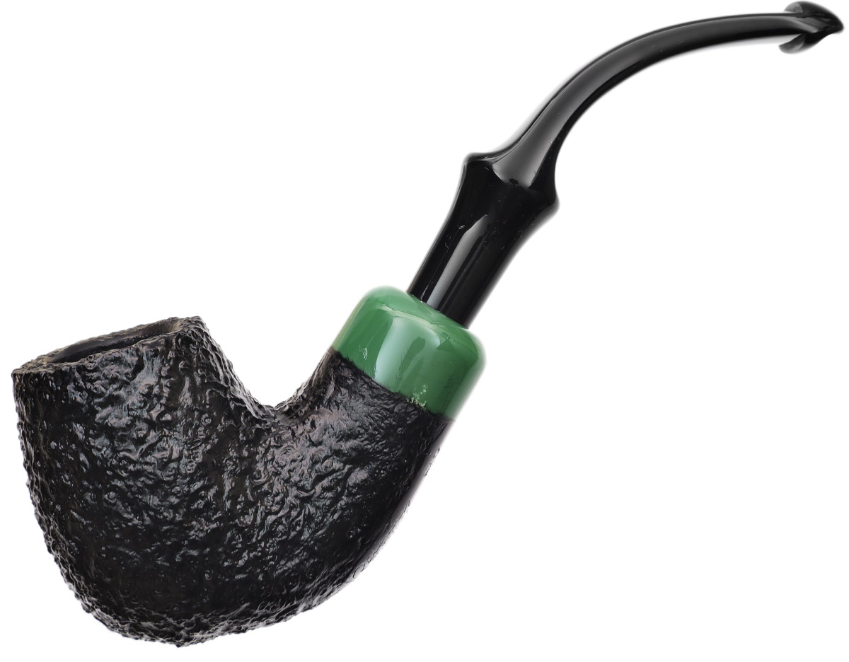 Irish Seconds Sandblasted Bent Billiard with Army Mount P-Lip (3)