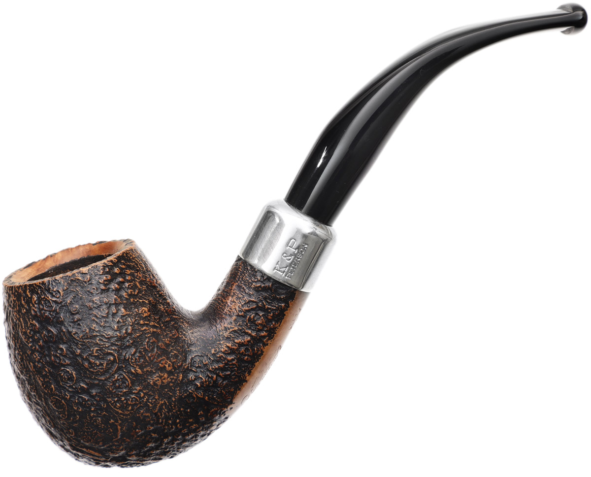 Irish Seconds Sandblasted Bent Billiard Army Mount Fishtail (3) (9mm)