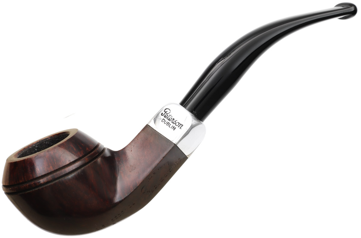 Irish Seconds Smooth Bent Bulldog with Silver Army Mount Fishtail (2)