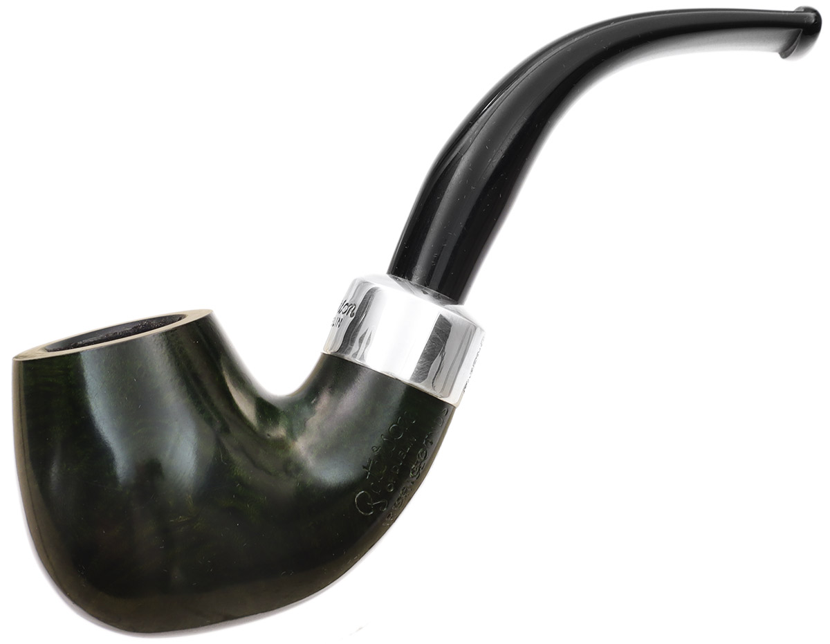 Irish Seconds Smooth Bent Billiard with Silver Army Mount Fishtail (2)