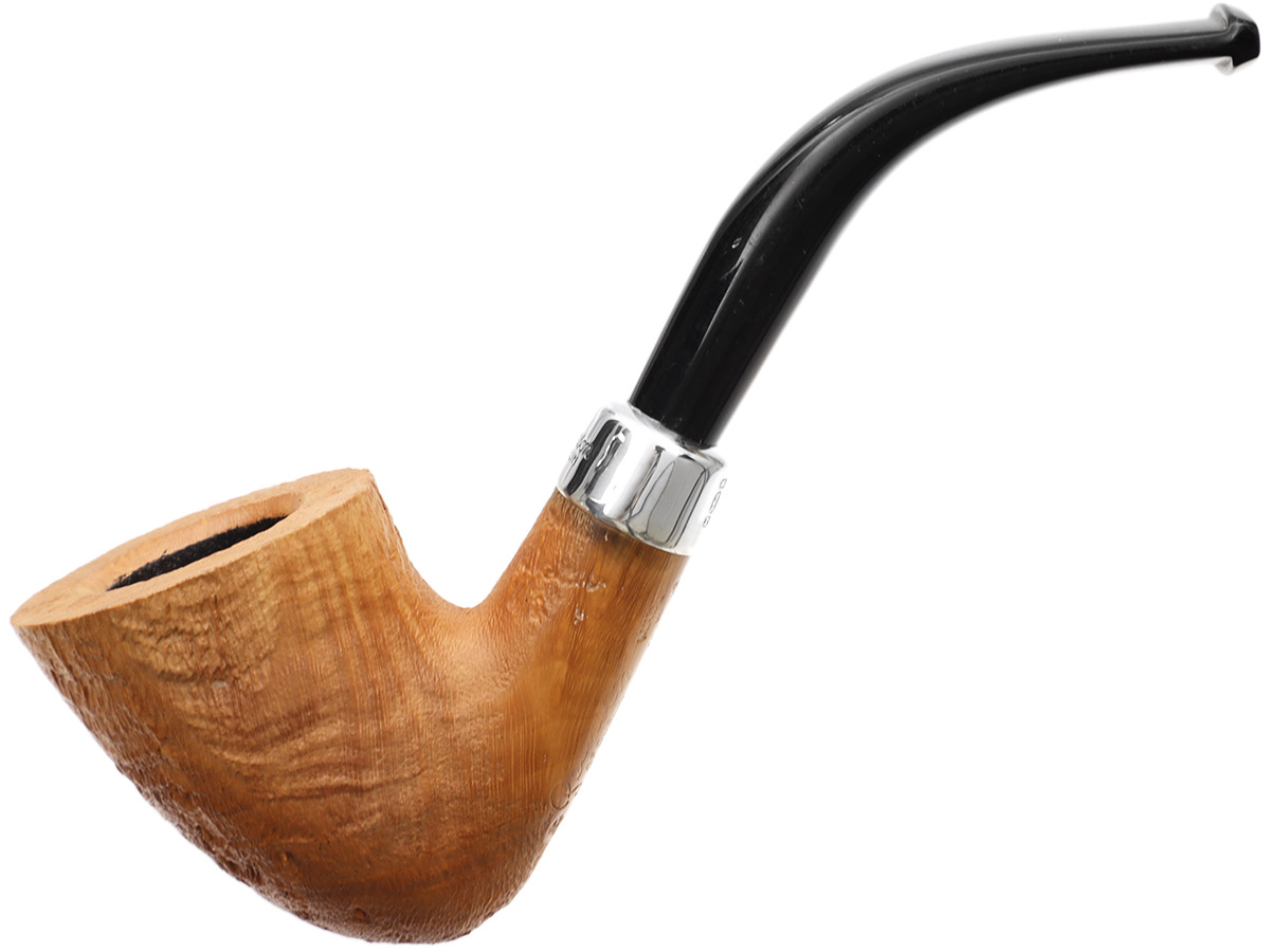 Irish Seconds Sandblasted Bent Dublin with Silver Army Mount Fishtail (2)