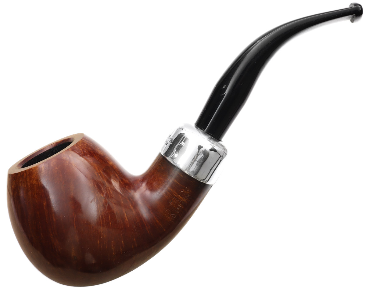 Irish Seconds Smooth Bent Apple with Silver Army Mount Fishtail (2)