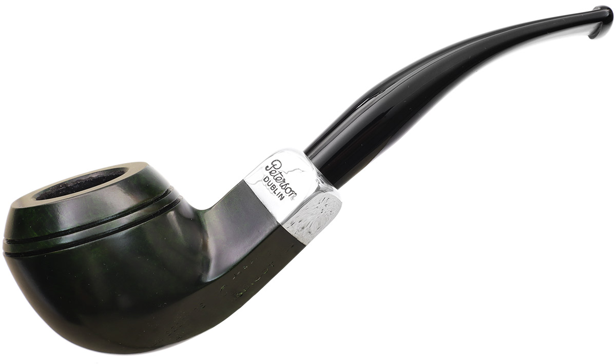 Irish Seconds Smooth Bent Bulldog with Silver Army Mount Fishtail (2)