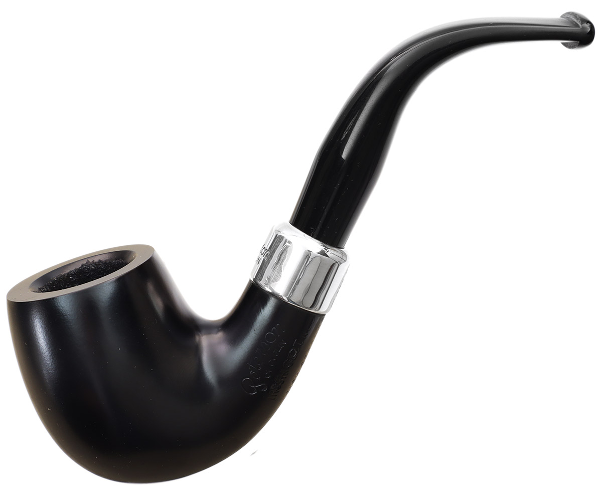Irish Seconds Smooth Bent Billiard with Silver Army Mount Fishtail (2)
