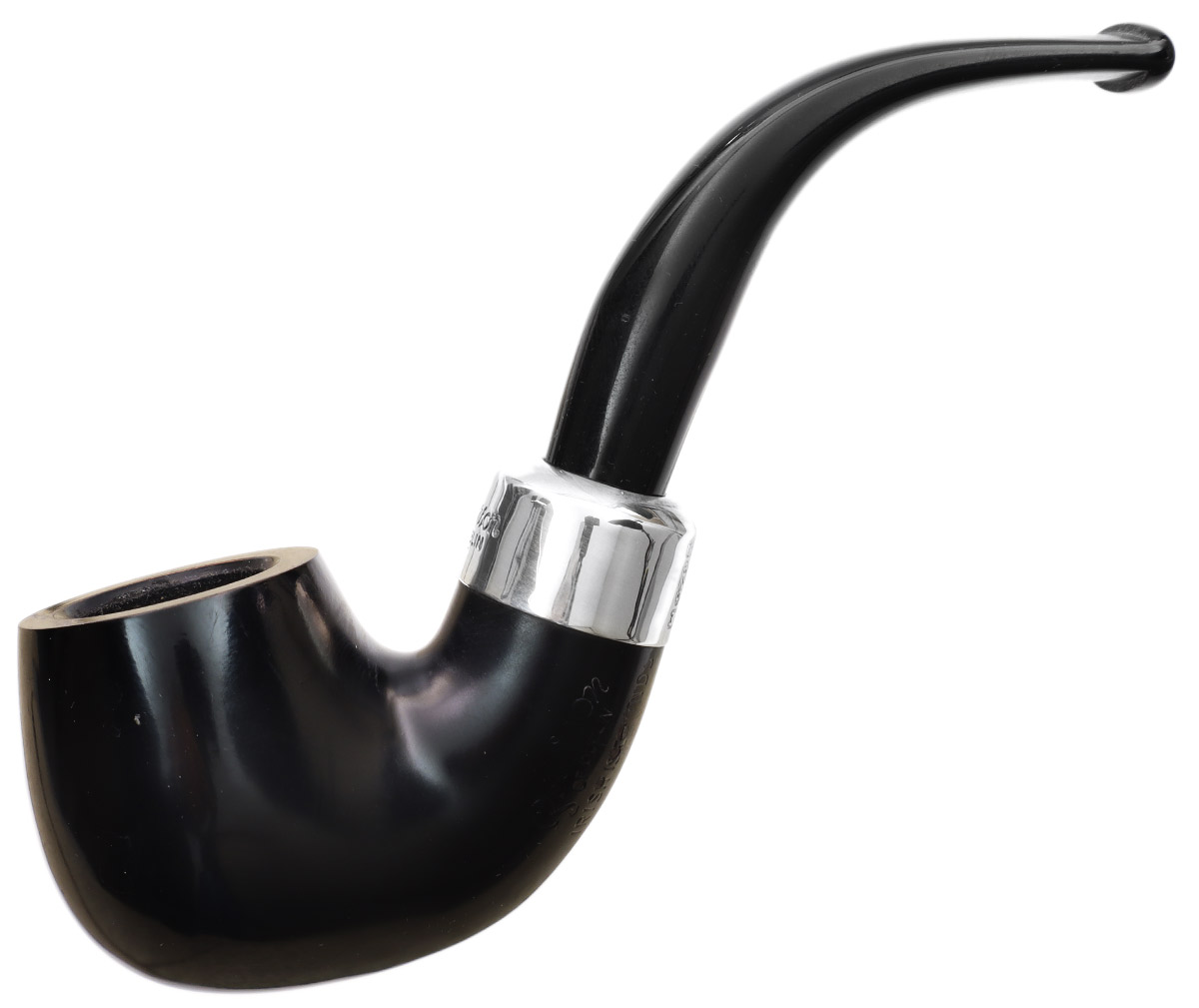 Irish Seconds Smooth Bent Apple with Silver Army Mount Fishtail (2)