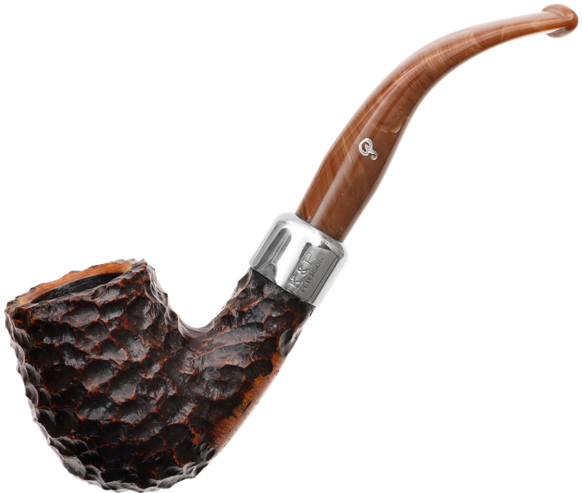 Irish Seconds Rusticated Bent Billiard with Army Mount Fishtail (3)