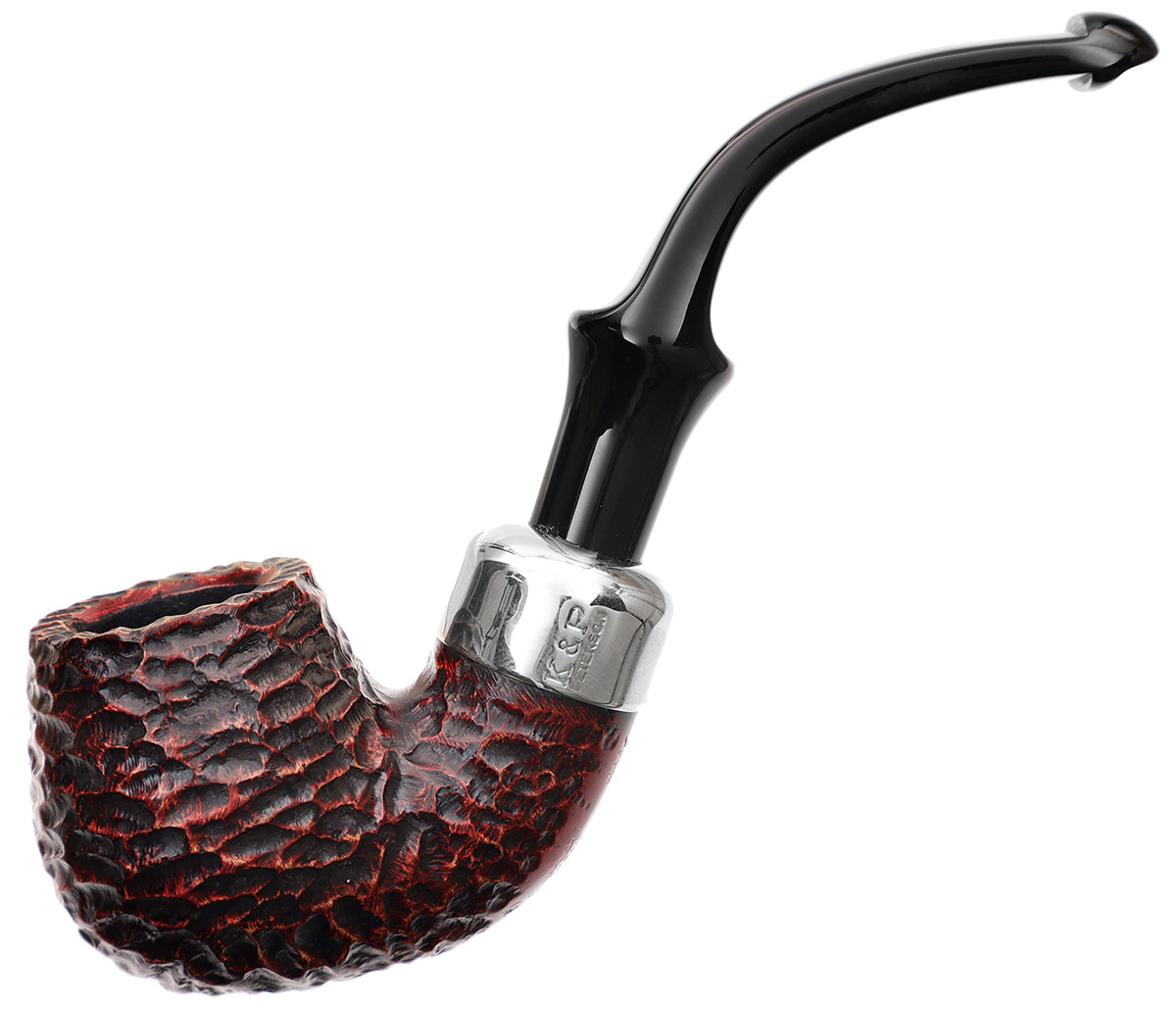 Irish Seconds Rusticated Bent Billiard with Army Mount P-Lip (3)