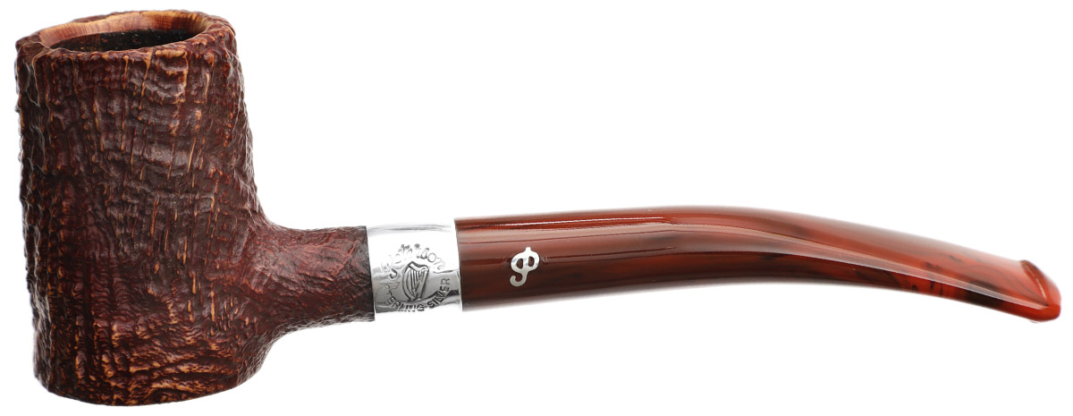 Irish Seconds Sandblasted Poker with Silver Band Fishtail (2)