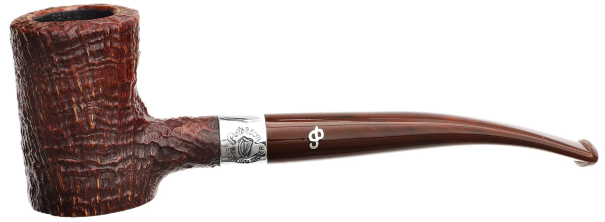 Irish Seconds Sandblasted Poker with Silver Band Fishtail (2)