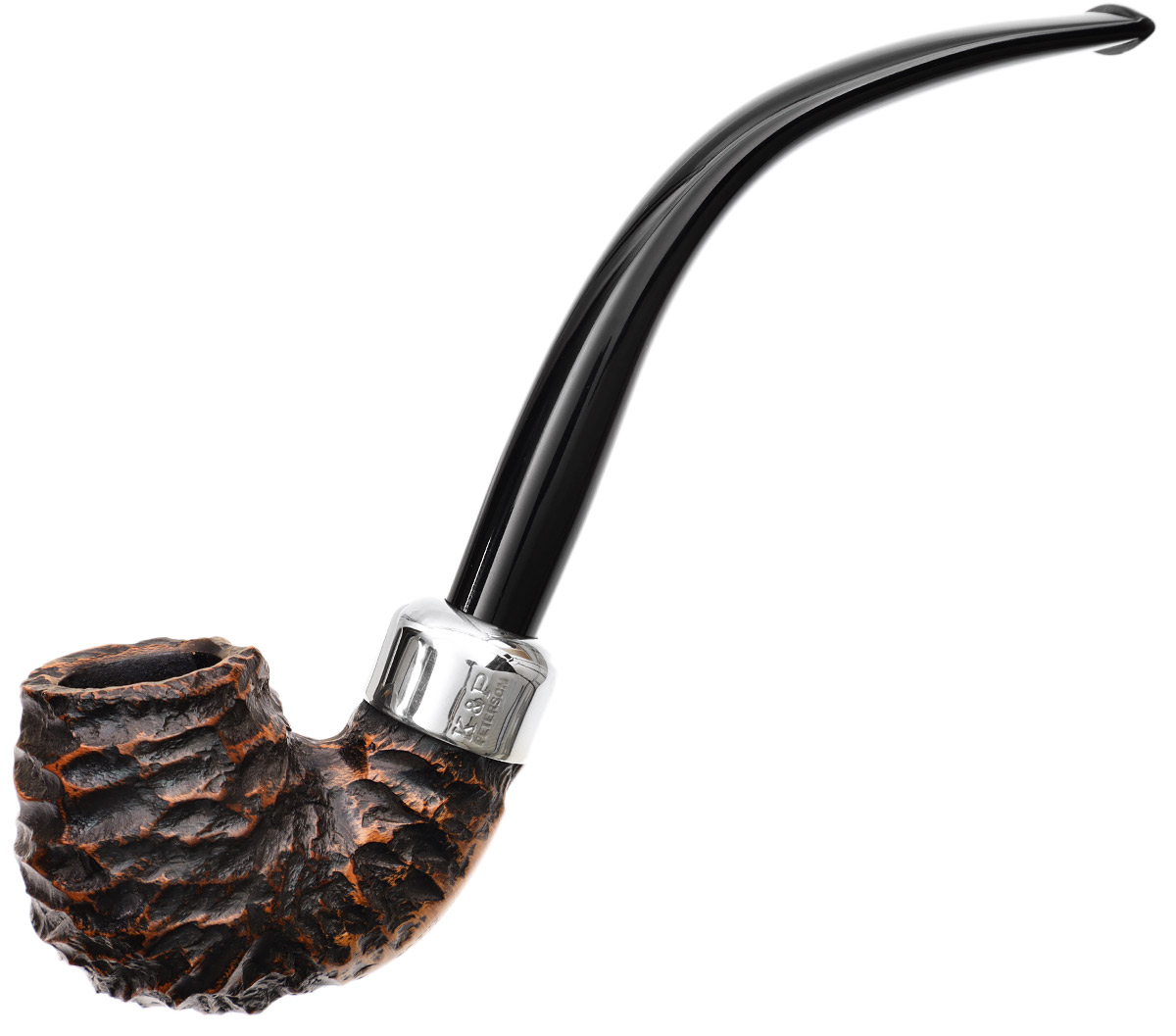 Irish Seconds Rusticated Bent Billiard with Army Mount Fishtail (3)
