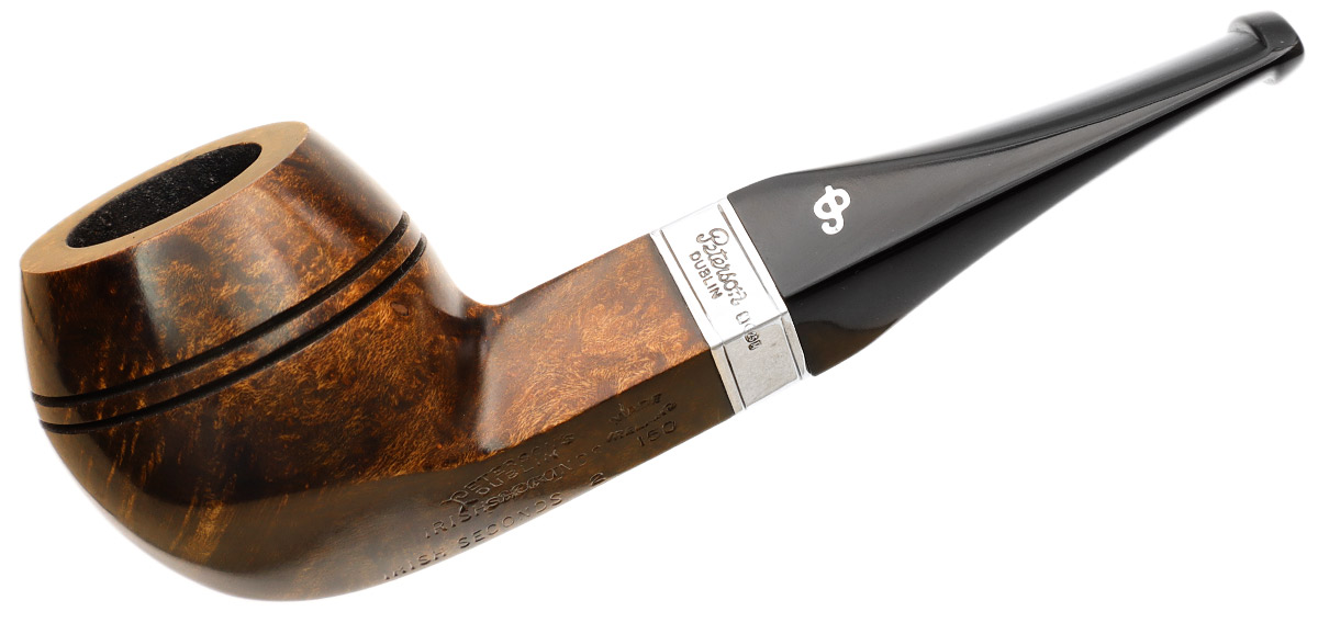Irish Seconds Smooth Bulldog with Silver Band Fishtail (2)