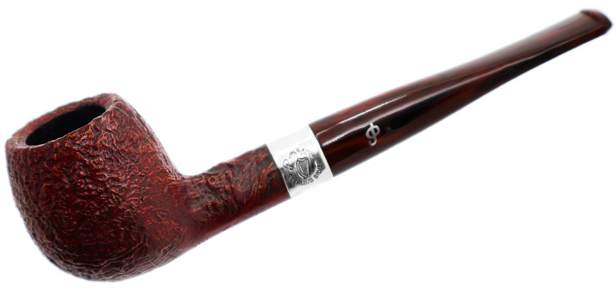 Irish Seconds Sandblasted Apple with Silver Band Fishtail (2)