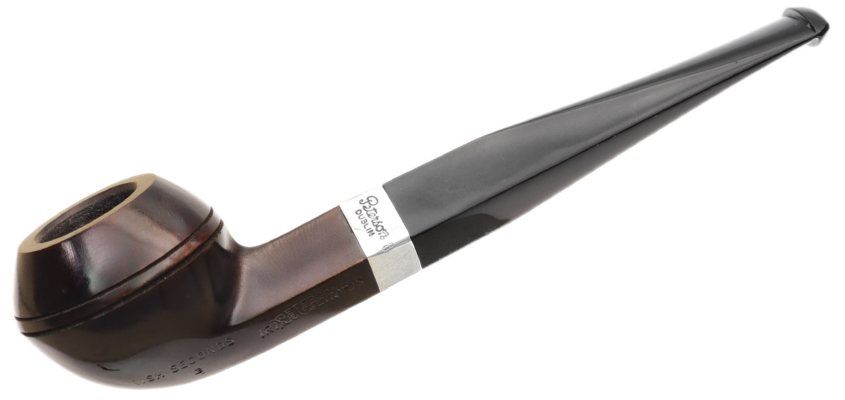 Irish Seconds Smooth Bulldog with Silver Band Fishtail (3)
