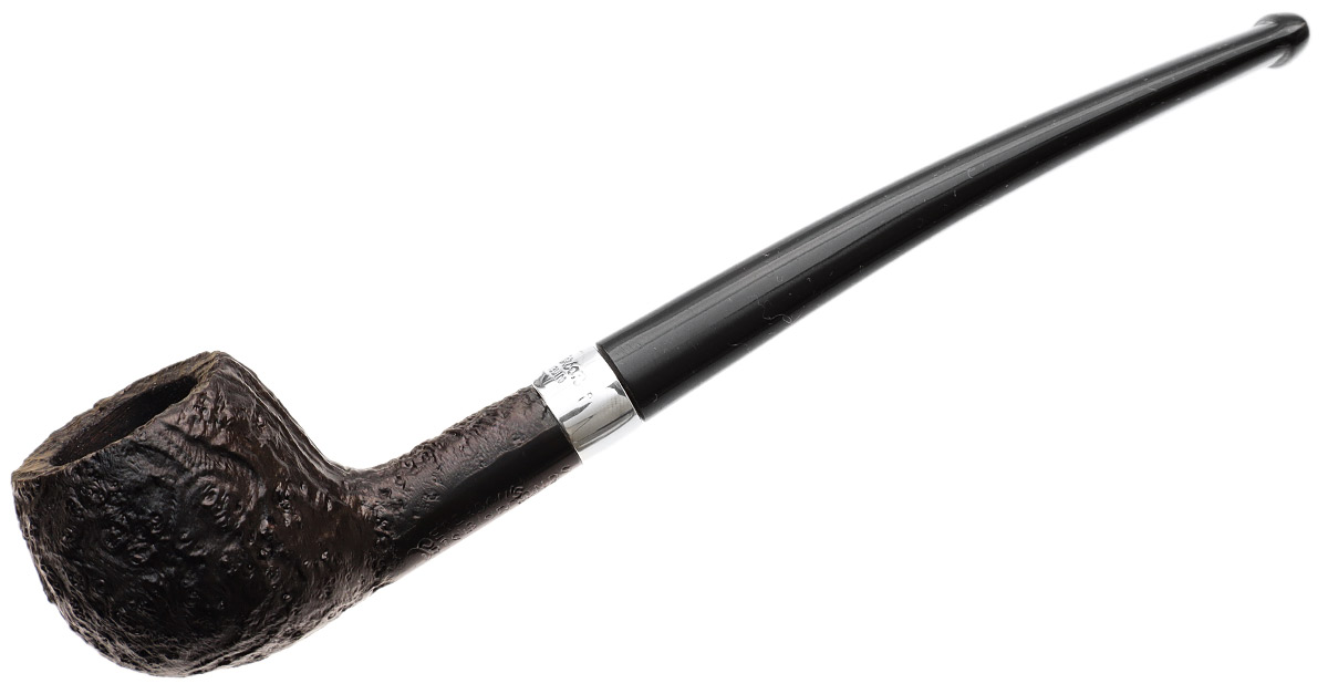 Irish Seconds Sandblasted Bent Apple with Silver Band Fishtail (3)