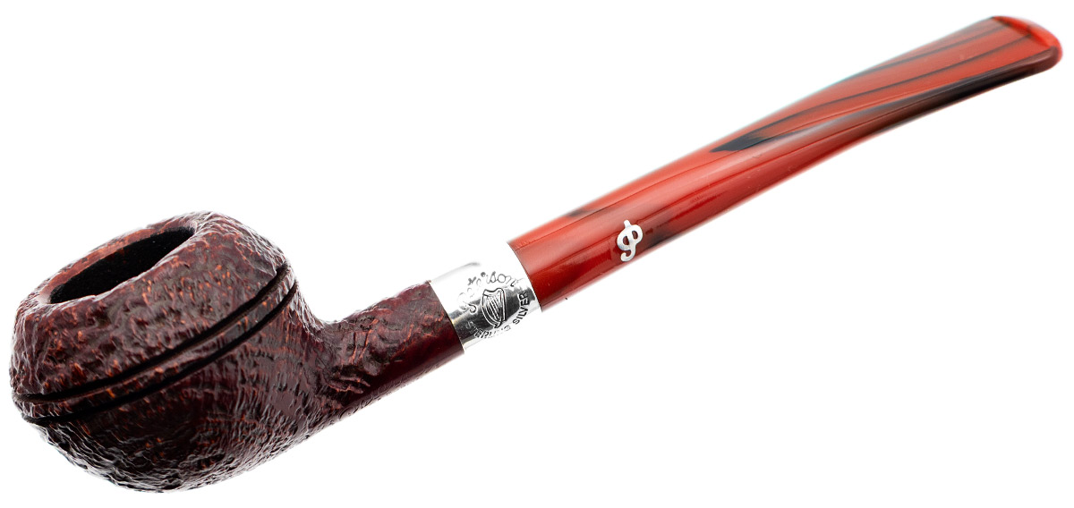 Irish Seconds Sandblasted Rhodesian with Silver Band Fishtail (2)