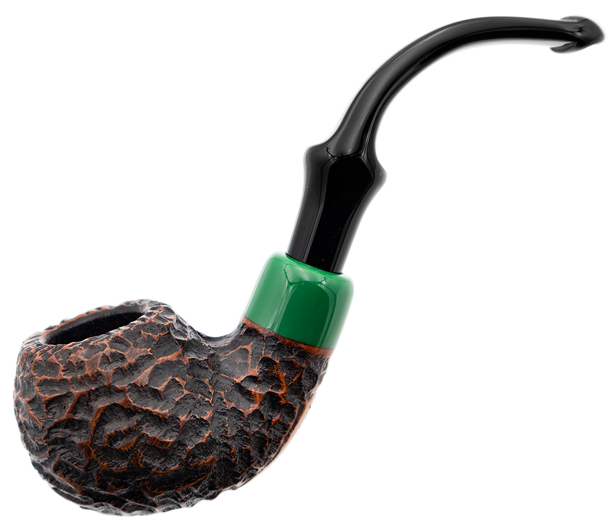 Irish Seconds Rusticated Bent Apple with Army Mount P-Lip (3)