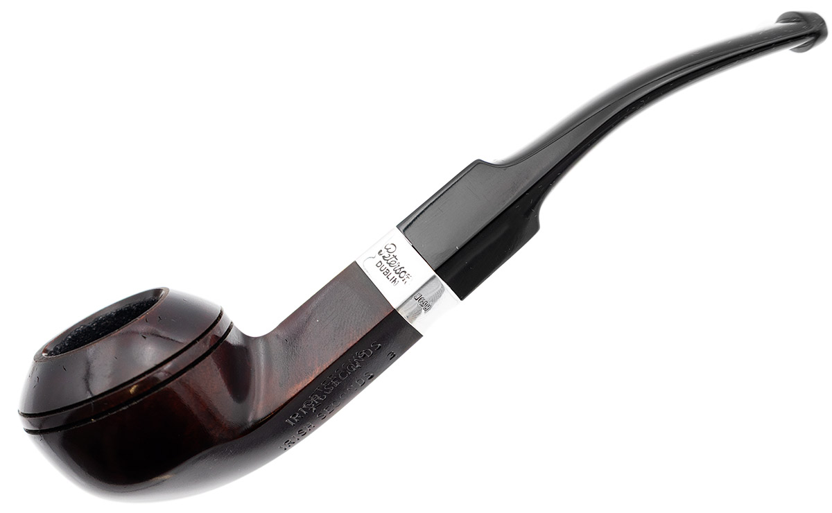 Irish Seconds Smooth Bent Bulldog with Silver Band Fishtail (3)