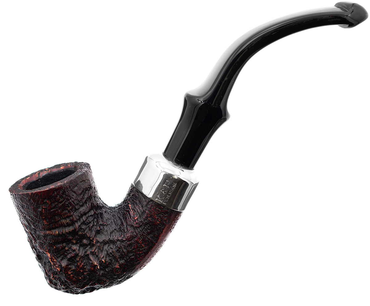 Irish Seconds Sandblasted Bent Billiard with Army Mount P-Lip (3)