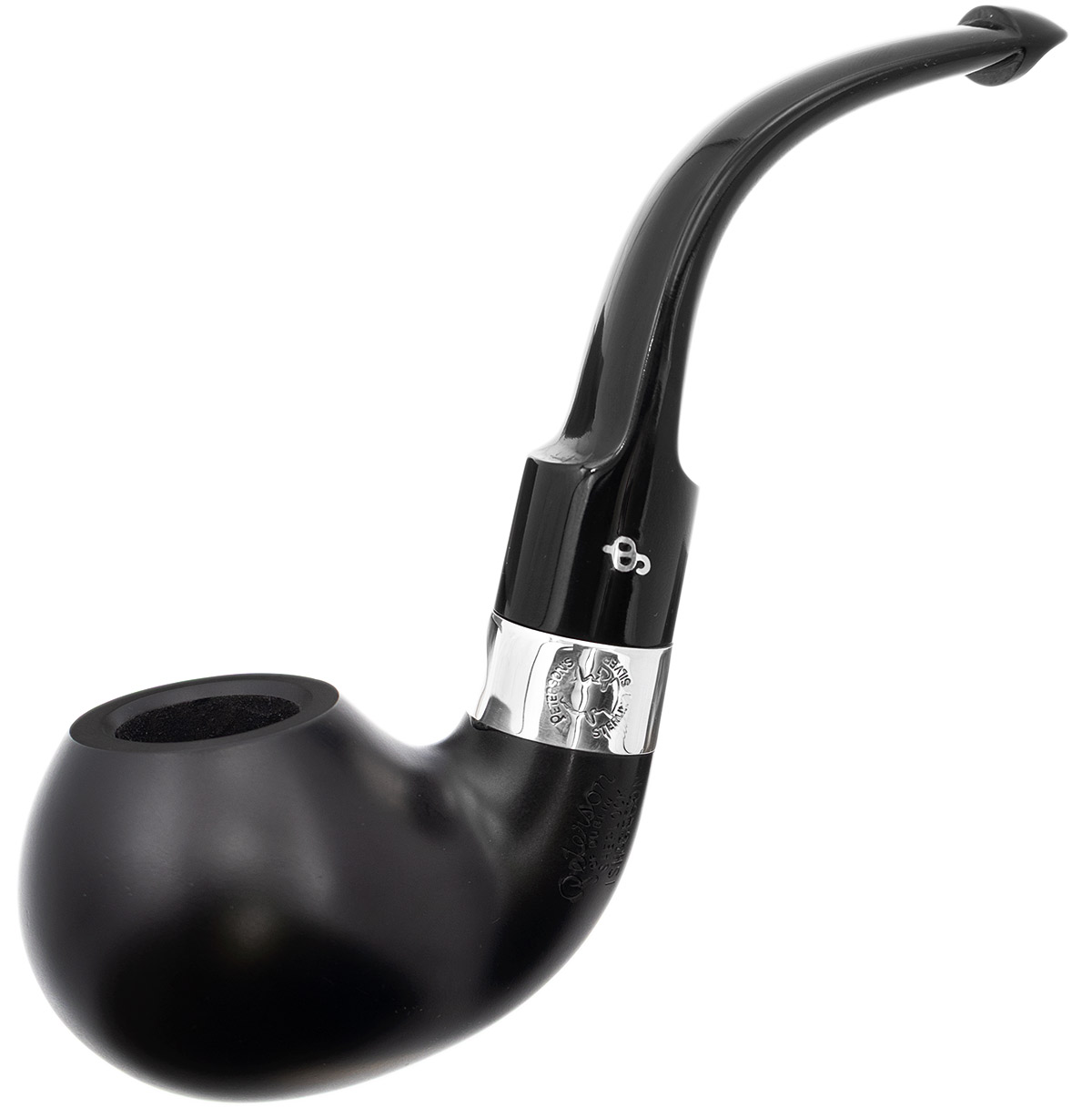 Irish Seconds Smooth Bent Apple with Silver Band P-Lip (2)