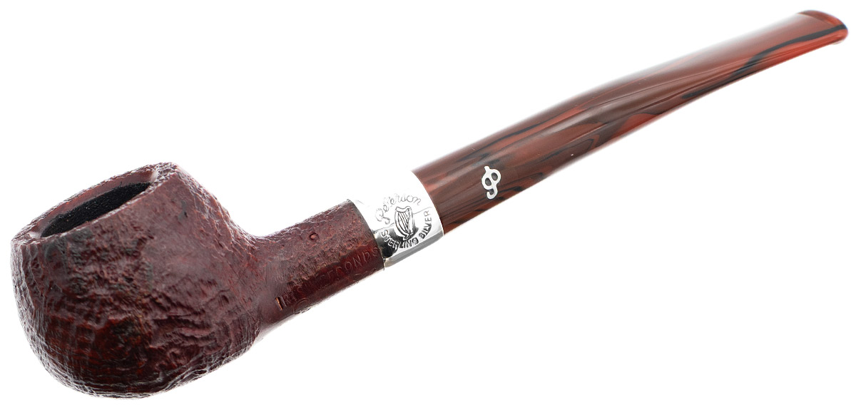 Irish Seconds Sandblasted Prince with Silver Band Fishtail (2)
