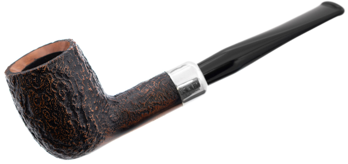 Irish Seconds Sandblasted Billiard with Army Mount Fishtail (3) (9mm)