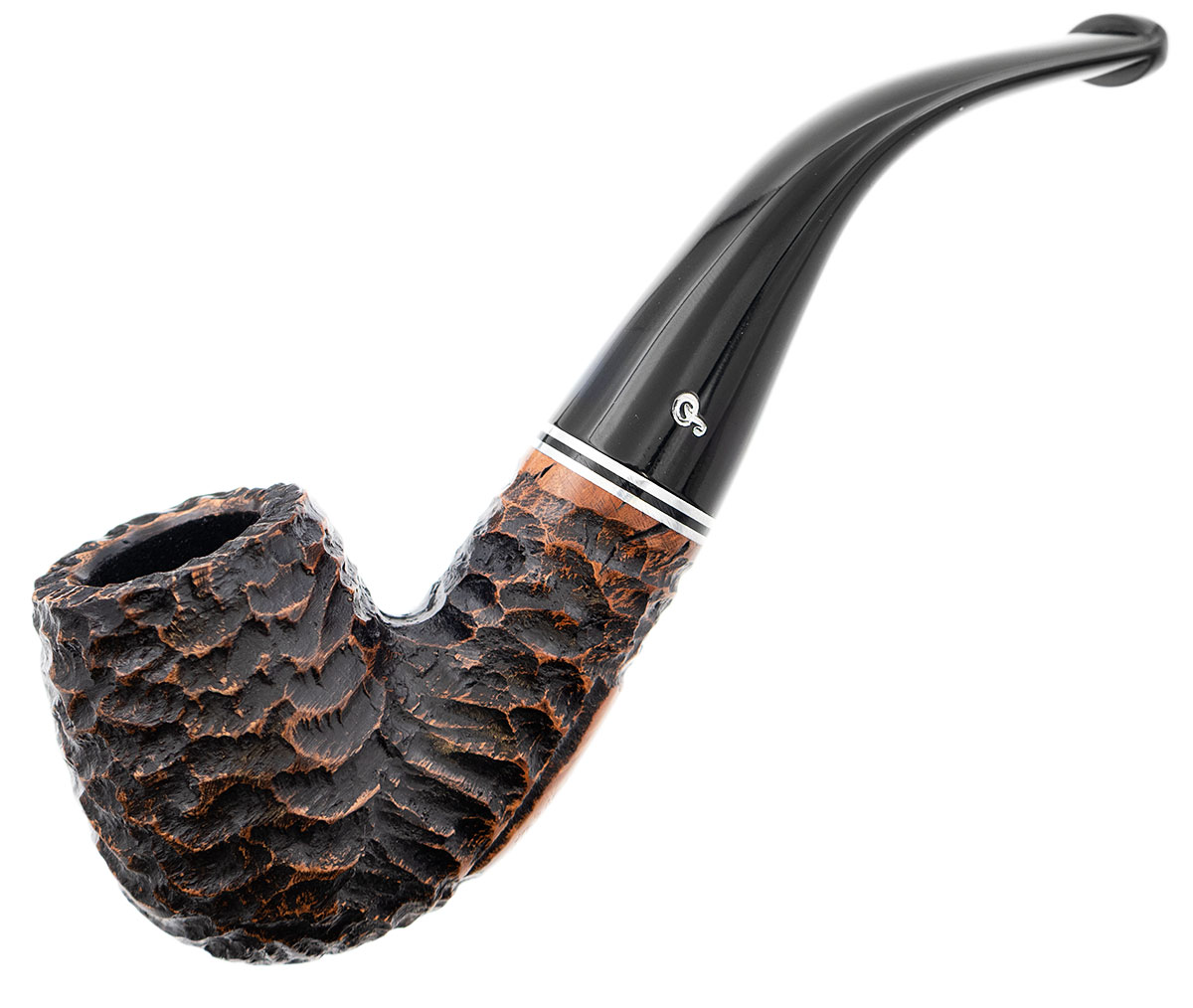 Irish Seconds Rusticated Bent Billiard Fishtail (3) (9mm)