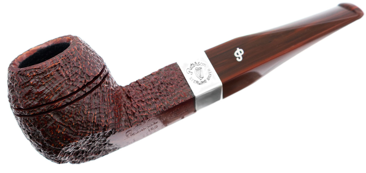 Irish Seconds Sandblasted Bulldog with Silver Band Fishtail (2)