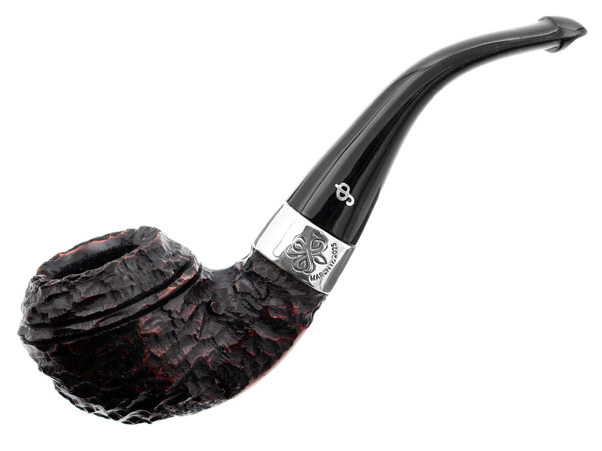 Irish Seconds Rusticated Rhodesian with Silver Band P-Lip (2)