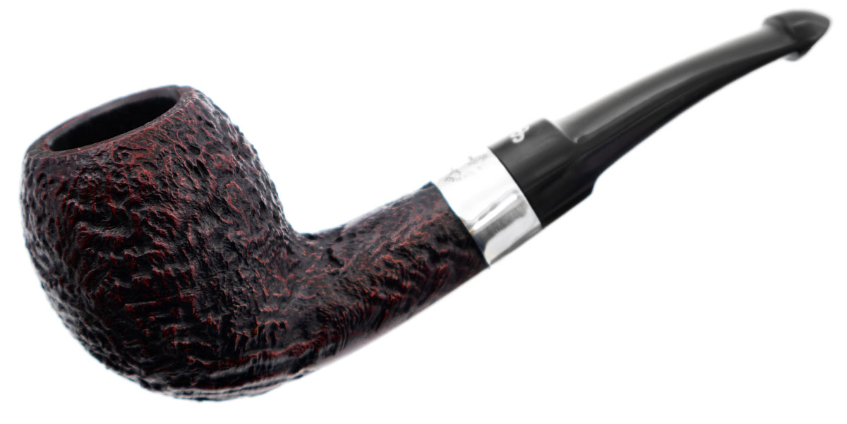 Irish Seconds Sandblasted Bent Egg with Silver Band P-Lip (2)