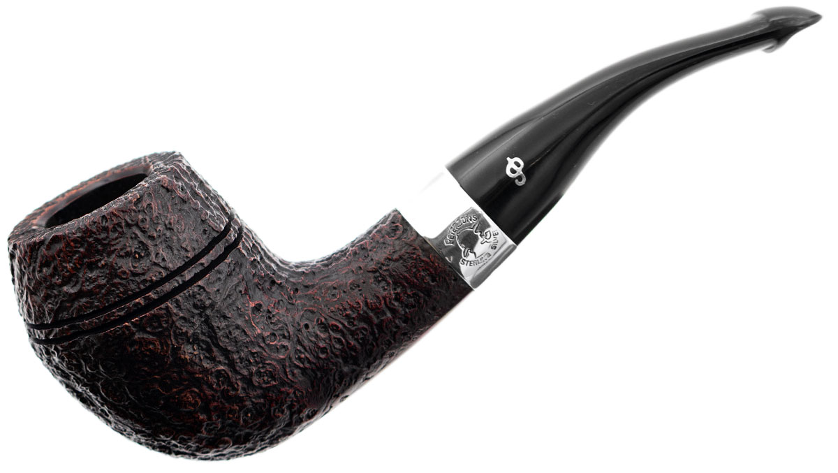 Irish Seconds Sandblasted Bent Egg with Silver Band P-Lip (2)