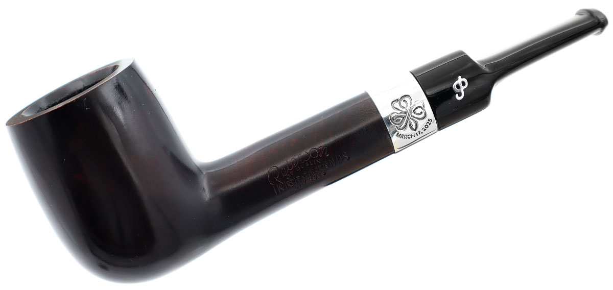 Irish Seconds Smooth Lovat with Silver Band Fishtail (2) (9mm)