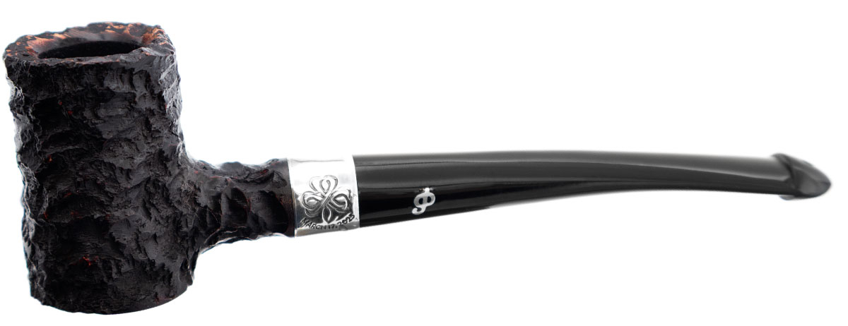 Irish Seconds Rusticated Poker with Silver Band P-Lip (2)