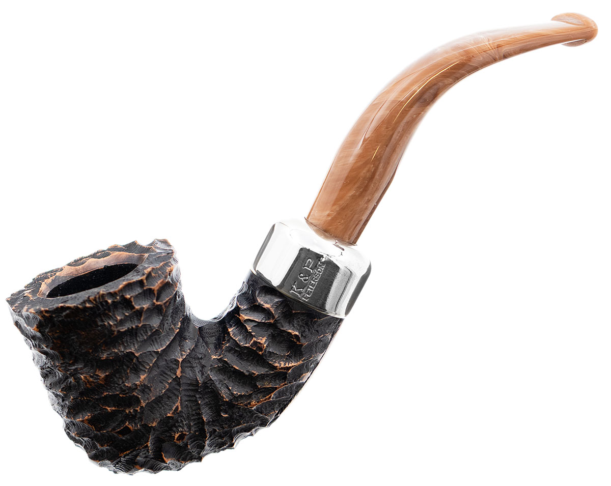 Irish Seconds Rusticated Calabash with Army Mount Fishtail (3)