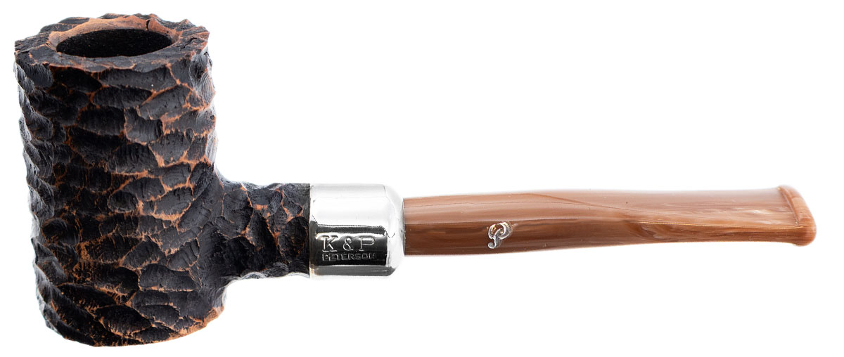 Irish Seconds Rusticated Poker with Army Mount Fishtail (3)