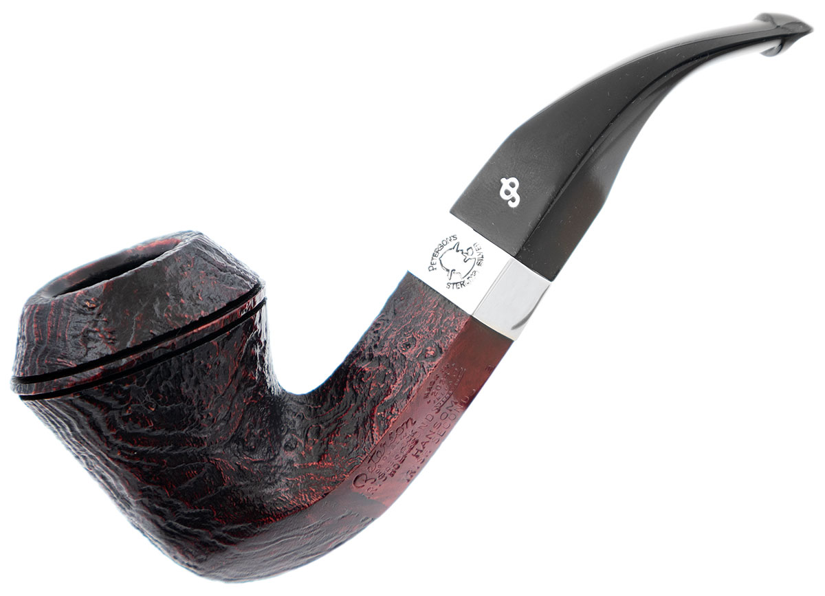 Irish Seconds Sandblasted Bent Bulldog with Silver Band P-Lip (2)